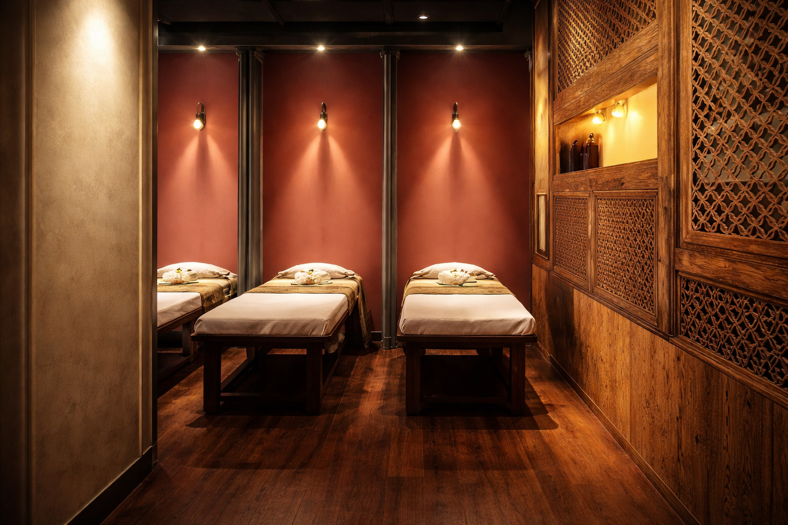 민 럭셔리 스파 다낭의 고급스럽고 조용한 독립형 마사지 룸 시스템